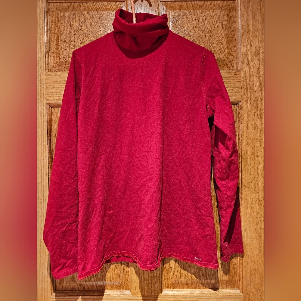 Woolrich Vibrant Red Turtleneck Womens XL